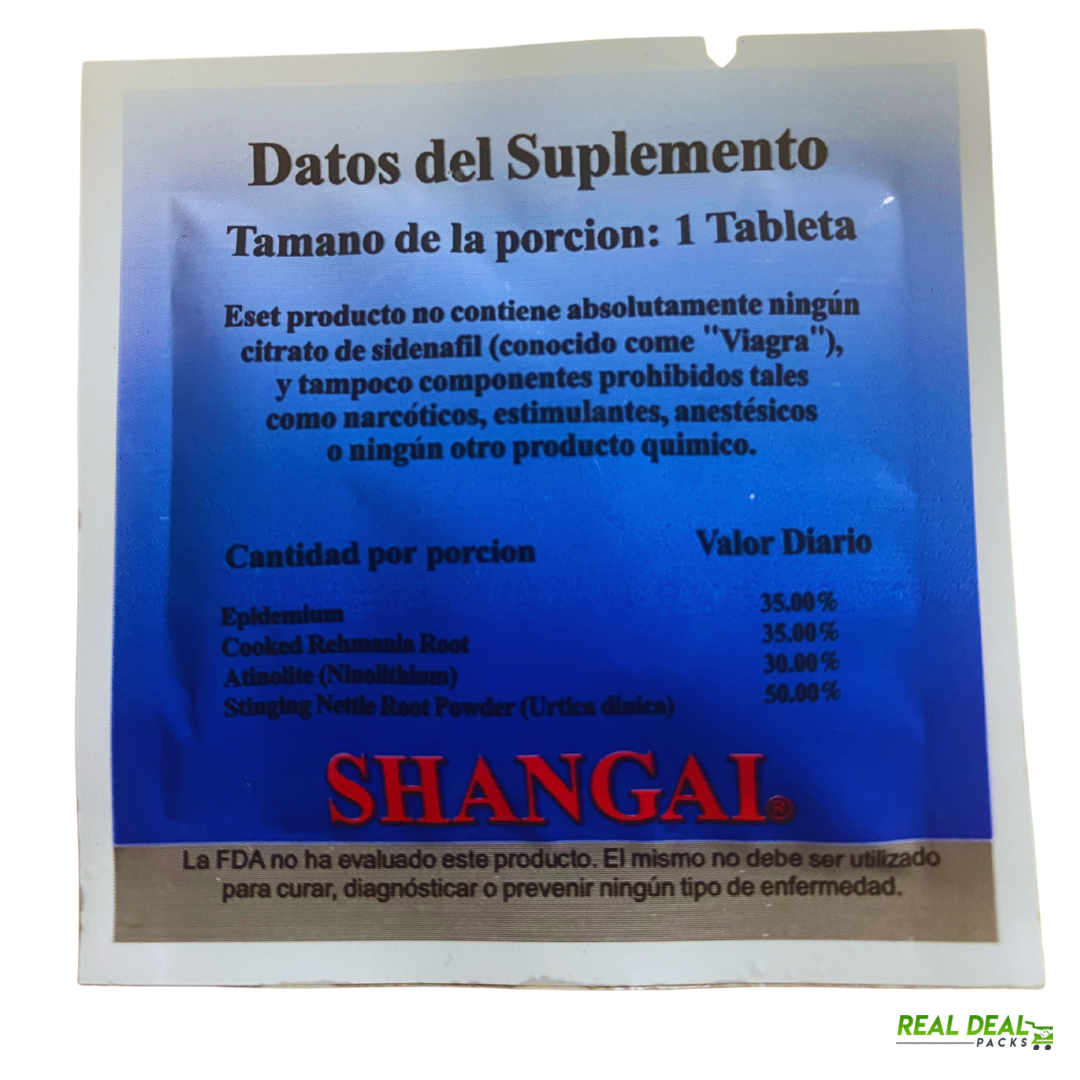 Para Hombres Shangai Super Natural Supplement