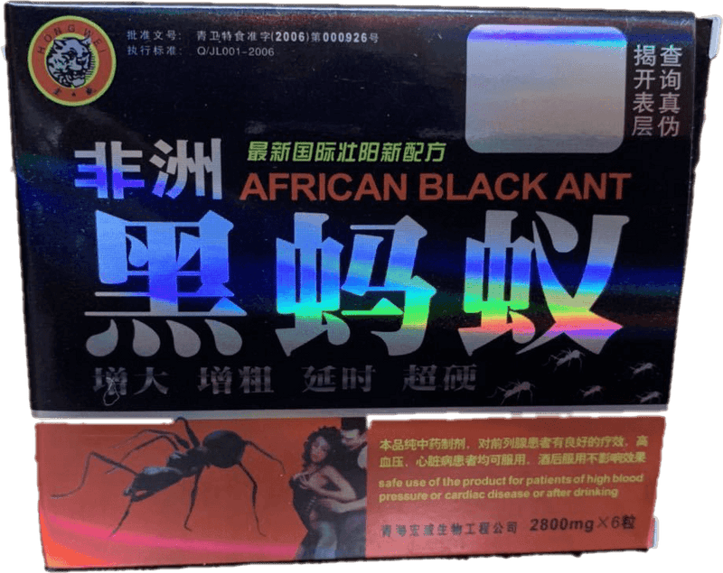 African Black Ant Male Enhancement - Real Deal Packs